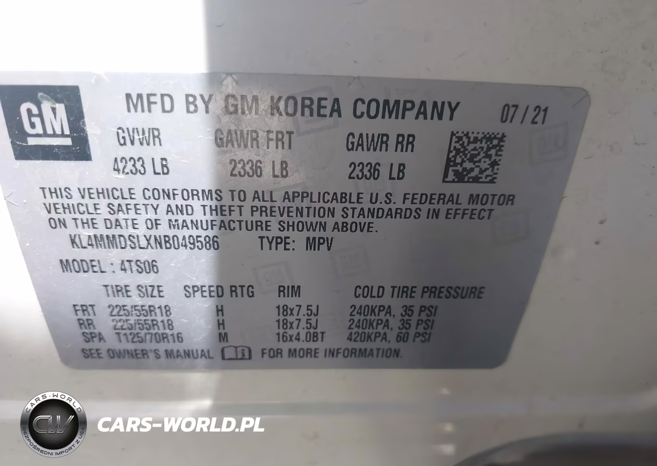 2022 Buick Encore Gx Fwd Select VIN:KL4MMDSLXNB049586 - 9