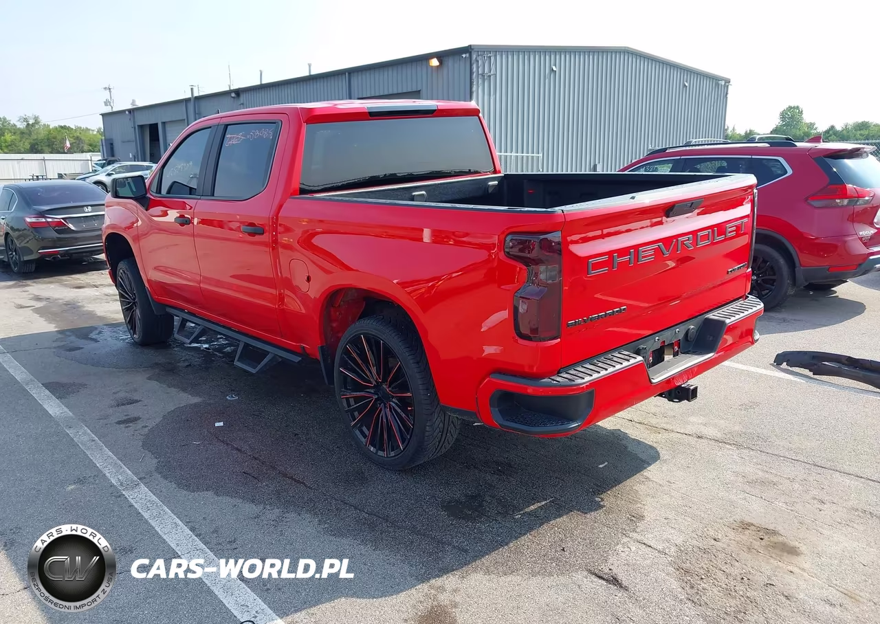 2020 Chevrolet Silverado 1500 4Wd Short Bed Custom VIN:3GCPYBEK2LG379449 - 3