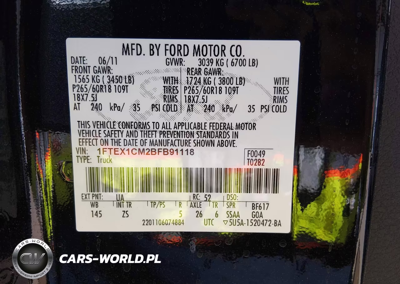 2011 Ford F-150 Xlt VIN:1FTEX1CM2BFB91118 - 9