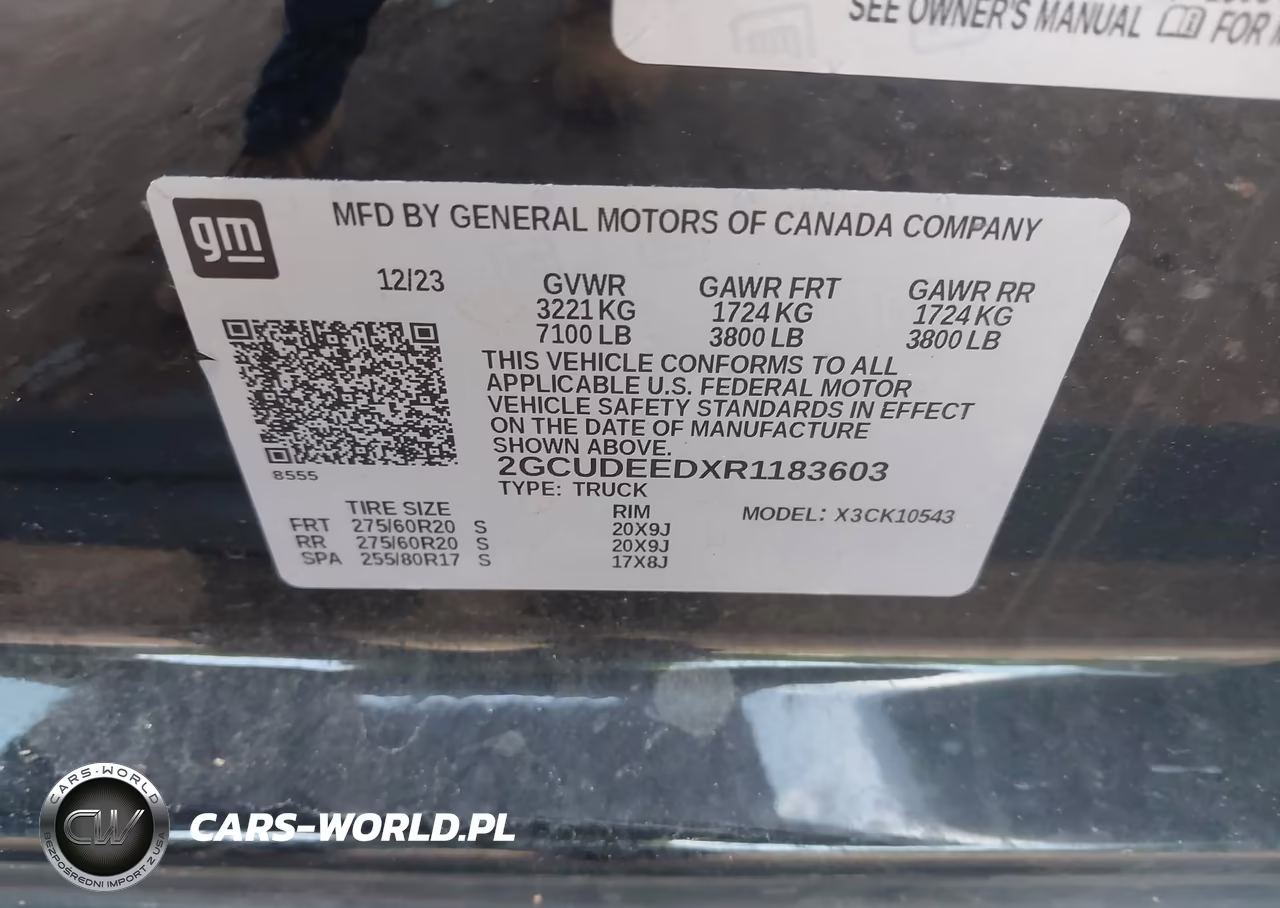 2024 Chevrolet Silverado 1500 4Wd Short Bed Rst VIN:2GCUDEEDXR1183603 - 9