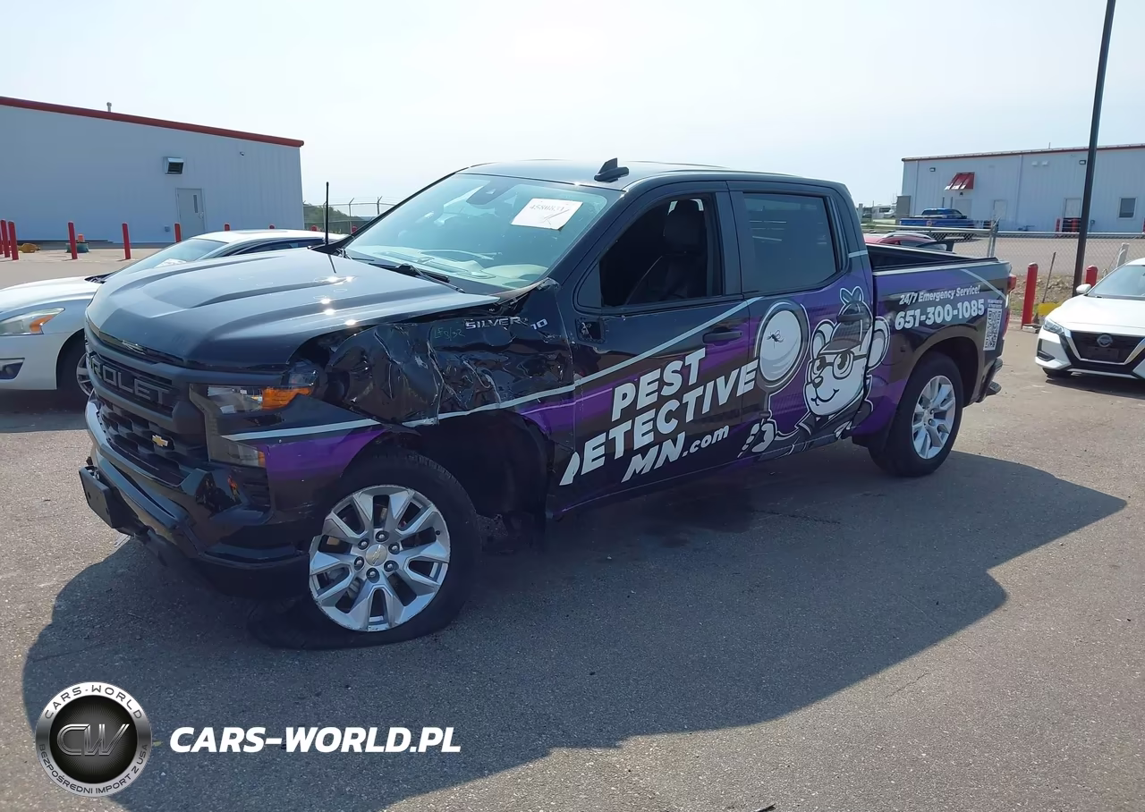 2024 Chevrolet Silverado 1500 4Wd Short Bed Custom VIN:1GCPDBEKXRZ171369 - 2