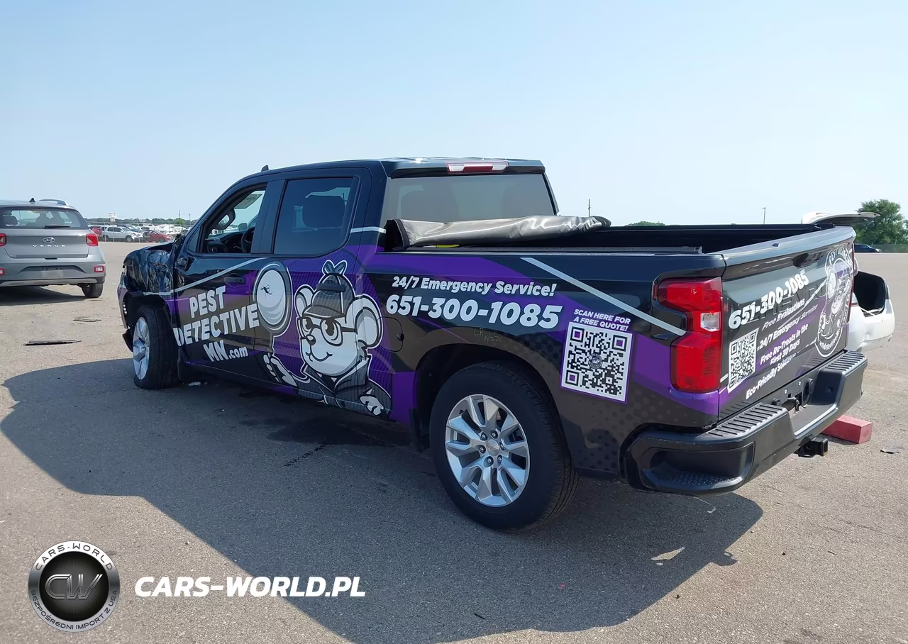 2024 Chevrolet Silverado 1500 4Wd Short Bed Custom VIN:1GCPDBEKXRZ171369 - 3