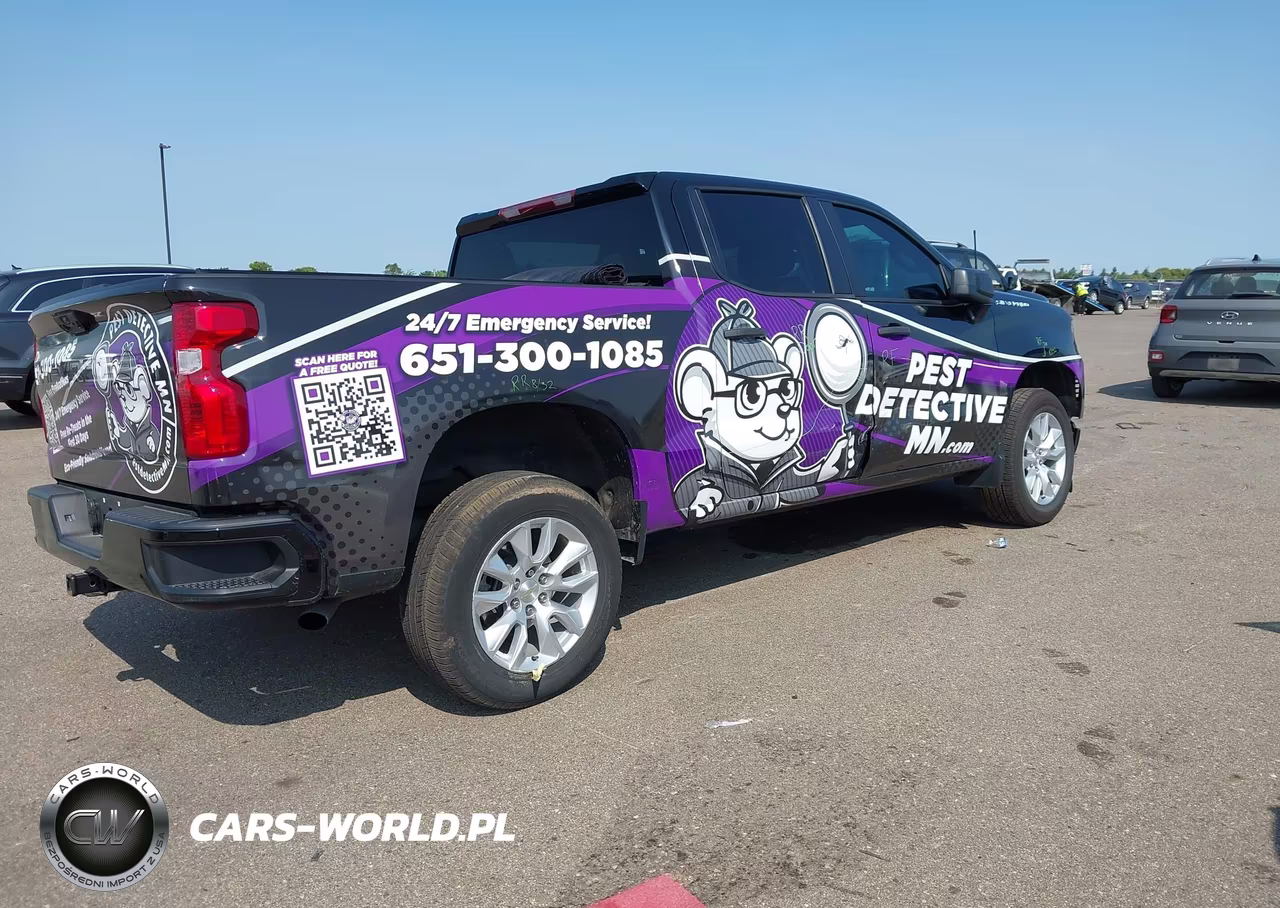 2024 Chevrolet Silverado 1500 4Wd Short Bed Custom VIN:1GCPDBEKXRZ171369 - 4