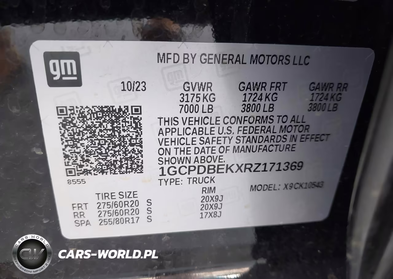 2024 Chevrolet Silverado 1500 4Wd Short Bed Custom VIN:1GCPDBEKXRZ171369 - 9