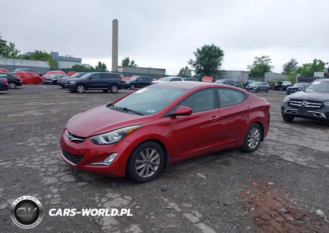 2016 Hyundai Elantra Se VIN:5NPDH4AE7GH790177 - 2