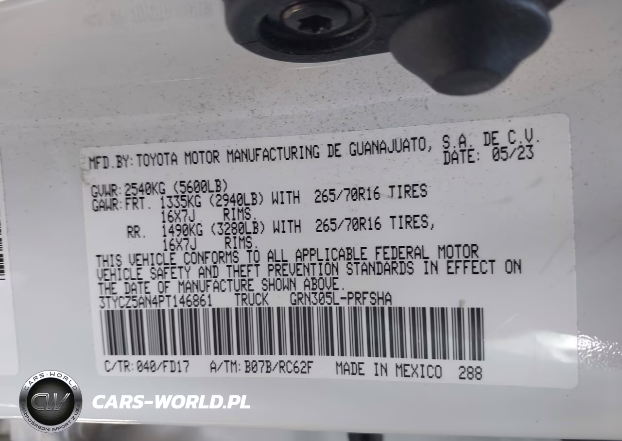 2023 Toyota Tacoma Trd Off Road VIN:3TYCZ5AN4PT146861 - 9