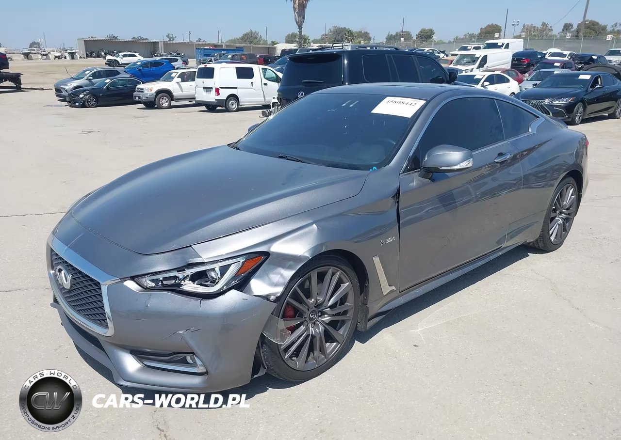 2017 Infiniti Q60 3.0T Red Sport 400 VIN:JN1FV7EK5HM611034 - 2