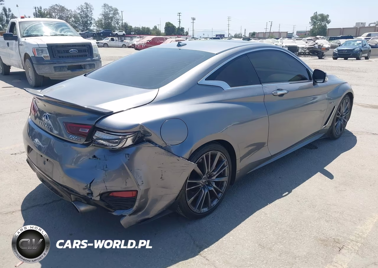 2017 Infiniti Q60 3.0T Red Sport 400 VIN:JN1FV7EK5HM611034 - 4