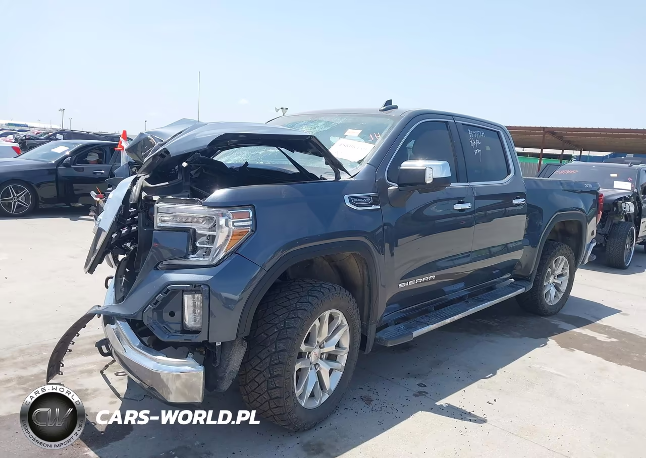 2021 GMC Sierra 1500 4Wd Short Box Slt VIN:1GTU9DED4MZ440119 - 2