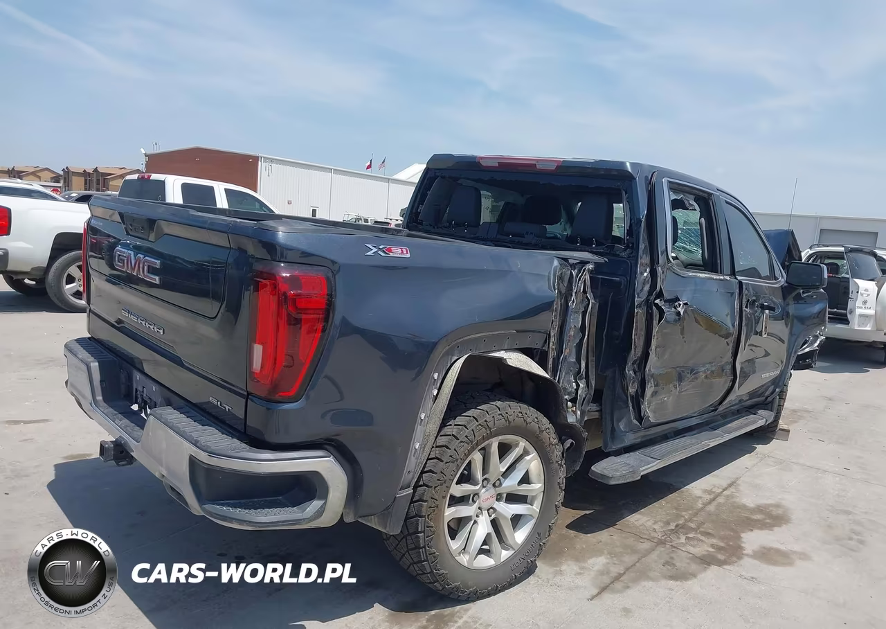 2021 GMC Sierra 1500 4Wd Short Box Slt VIN:1GTU9DED4MZ440119 - 4