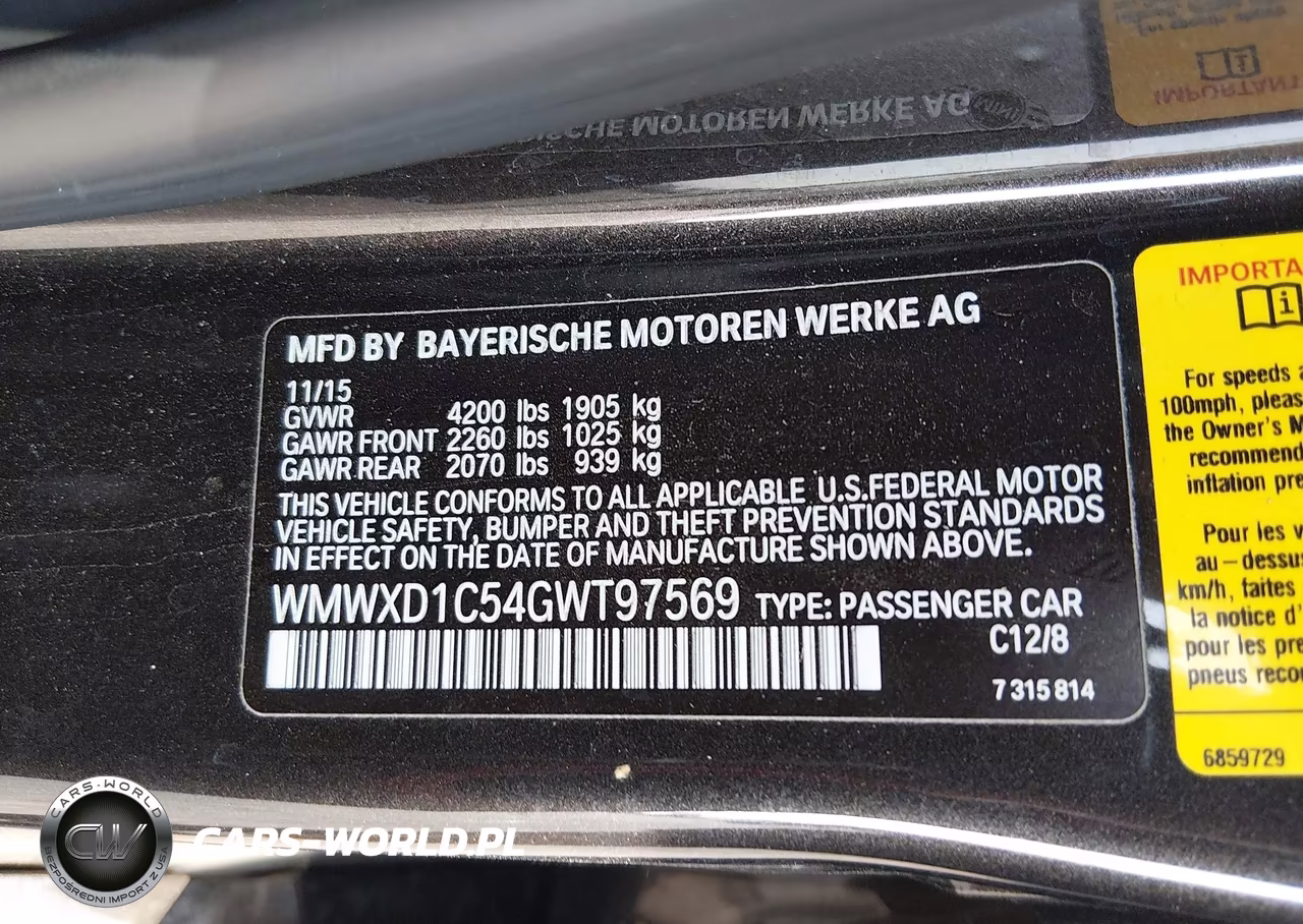 2016 Mini Countryman John Cooper Works VIN:WMWXD1C54GWT97569 - 9