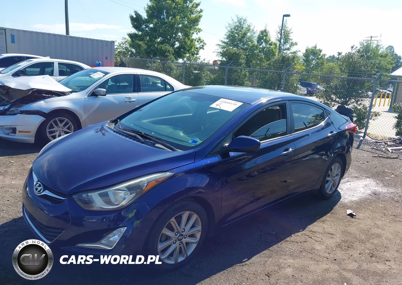 2014 Hyundai Elantra Se VIN:5NPDH4AE6EH510603 - 2