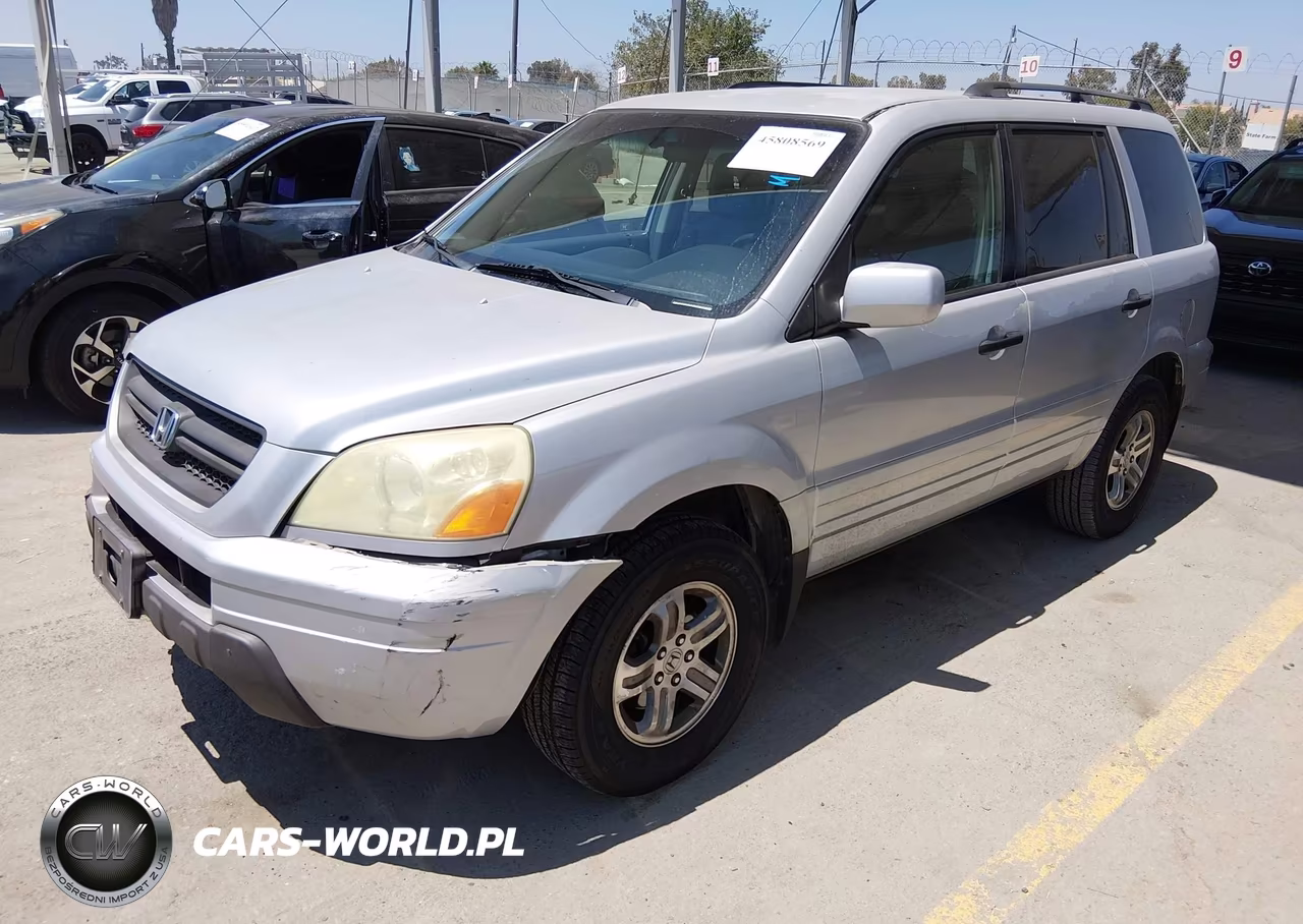 2004 Honda Pilot Ex-L VIN:2HKYF18554H605356 - 2