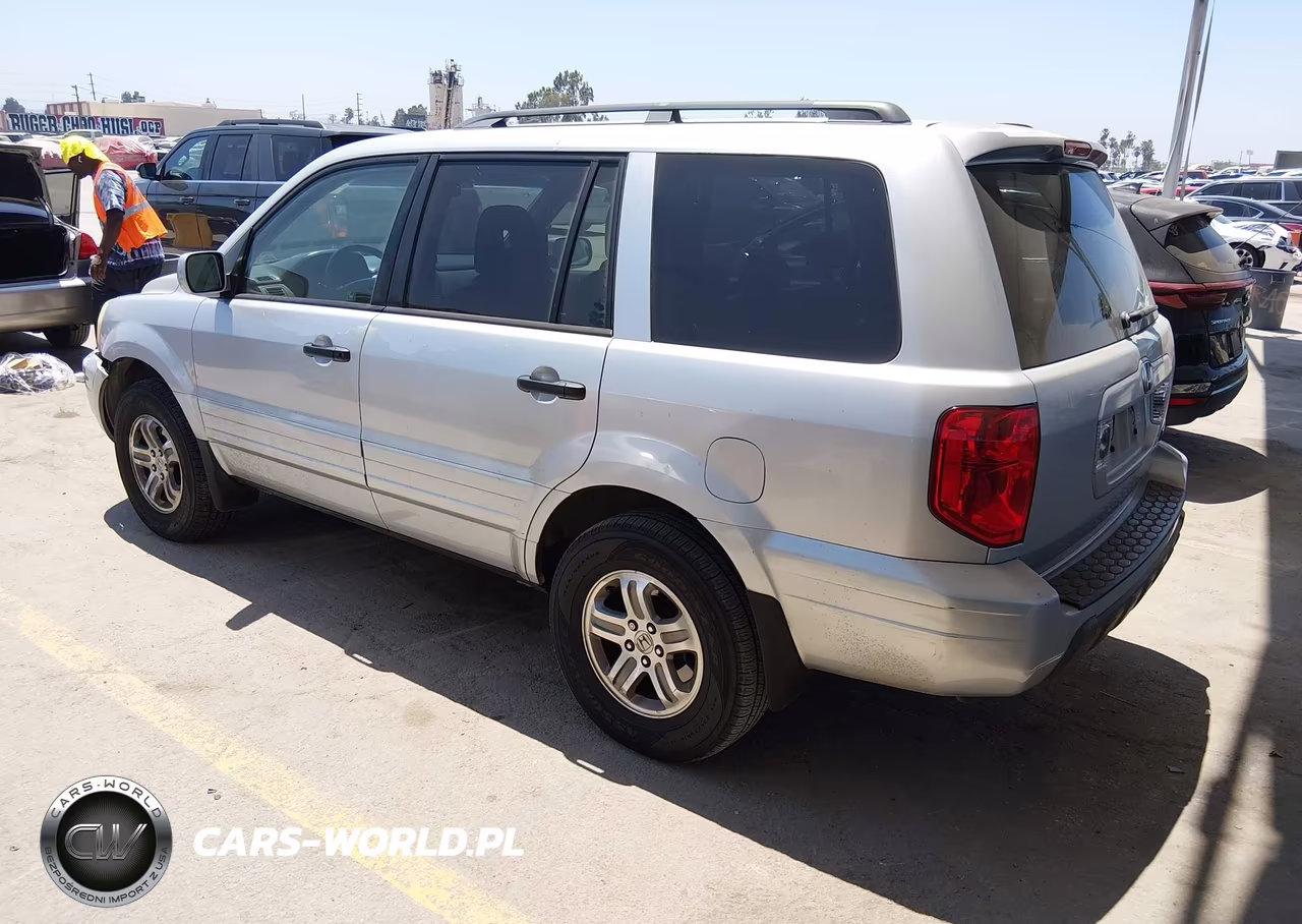 2004 Honda Pilot Ex-L VIN:2HKYF18554H605356 - 3
