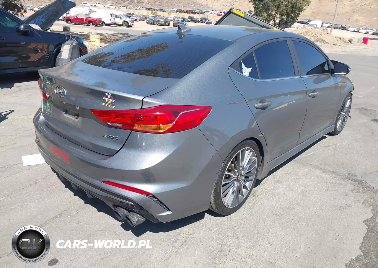 2017 Hyundai Elantra Sport VIN:KMHD04LB8HU359764 - 4