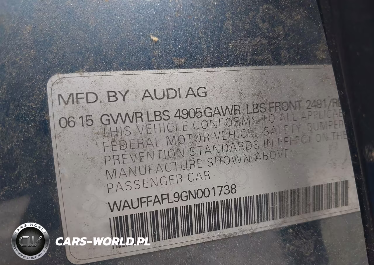 2016 Audi A4 2.0T Premium VIN:WAUFFAFL9GN001738 - 9