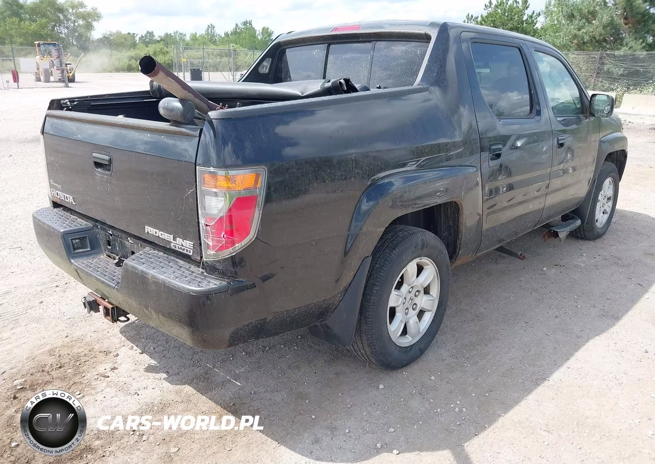 2007 Honda Ridgeline Rts VIN:2HJYK16457H513419 - 4
