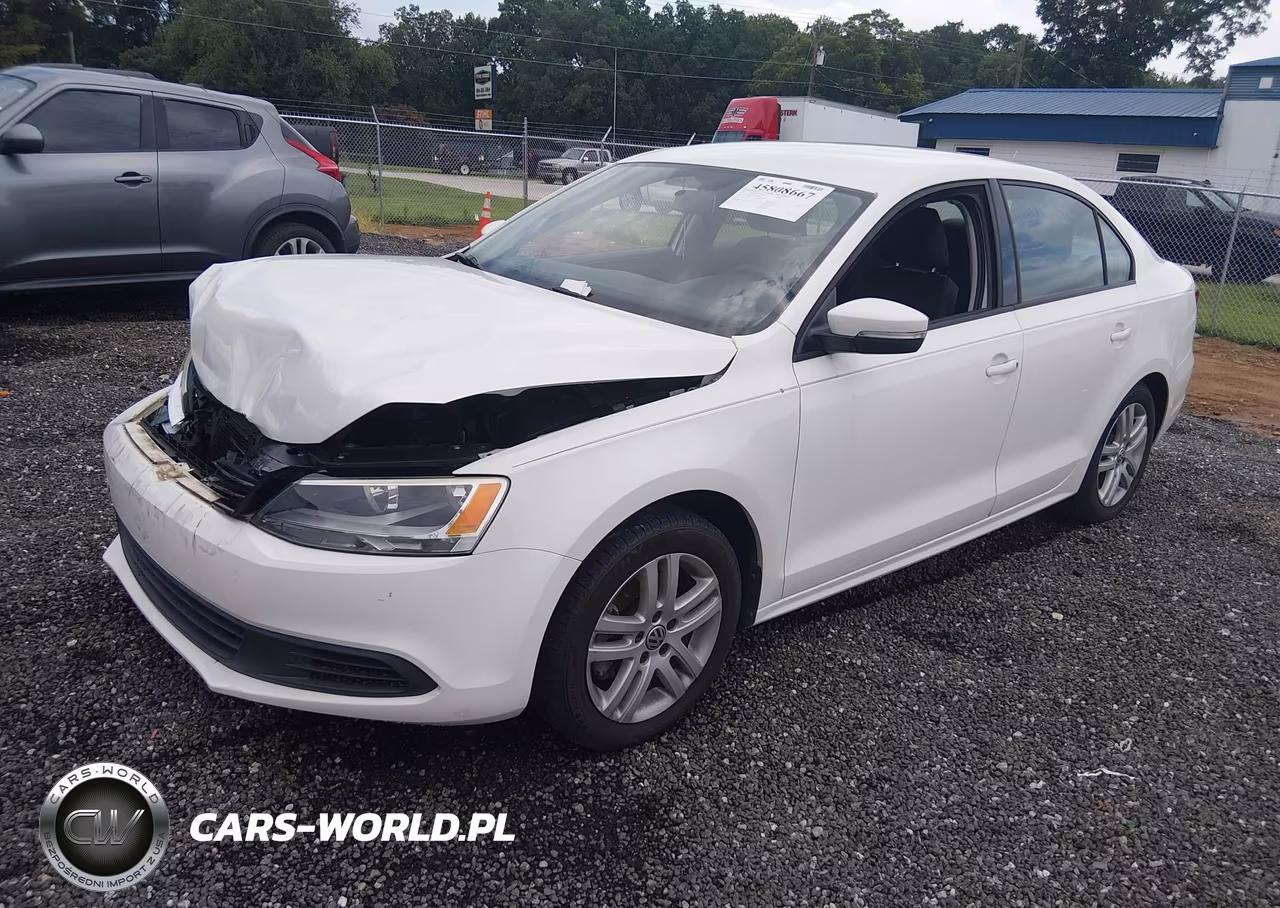 2012 Volkswagen Jetta 2.5L Se VIN:3VWDX7AJ2CM455296 - 2