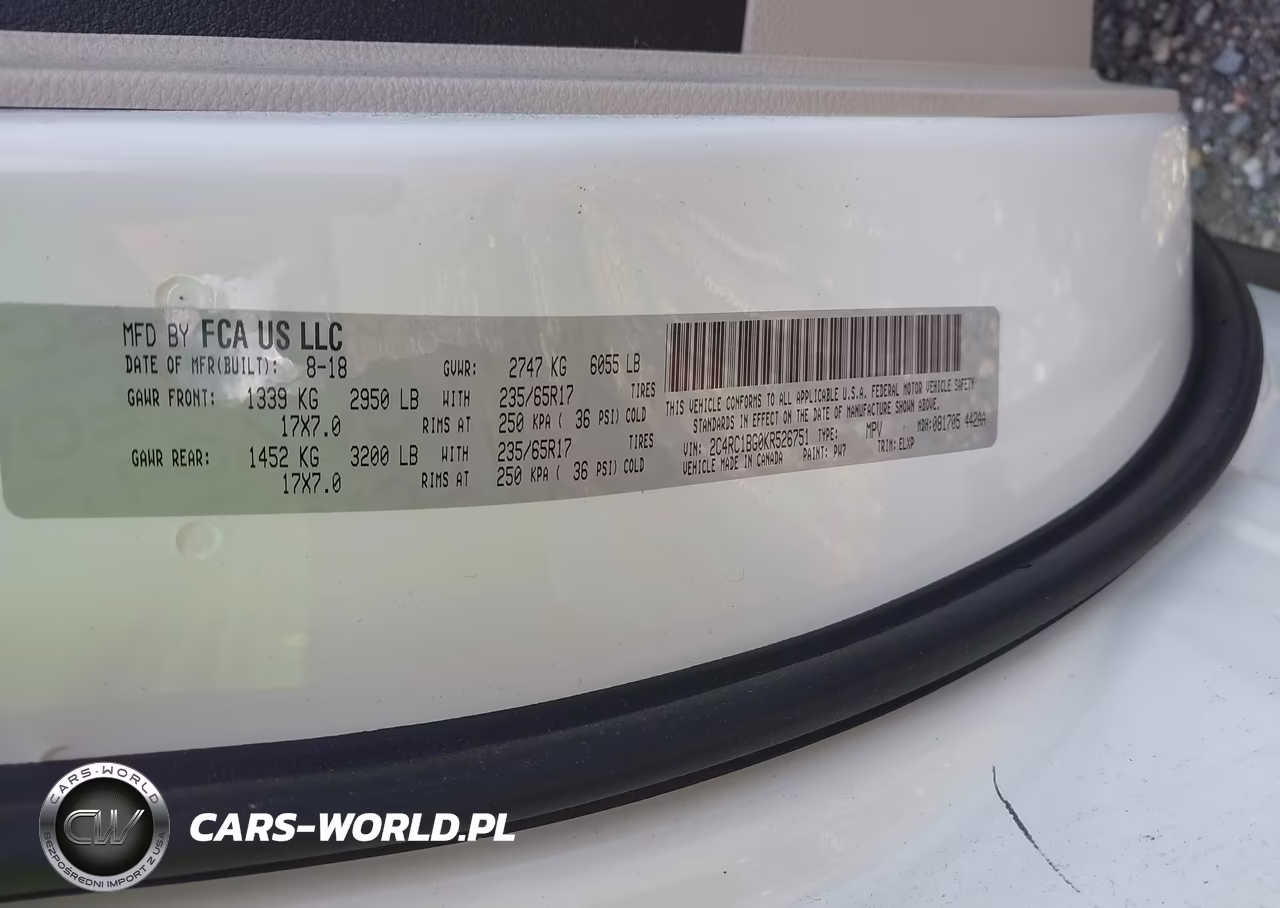 2019 Chrysler Pacifica Touring L VIN:2C4RC1BG0KR526751 - 8