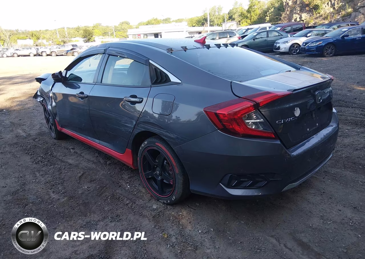 2020 Honda Civic Lx VIN:2HGFC2F67LH507276 - 3