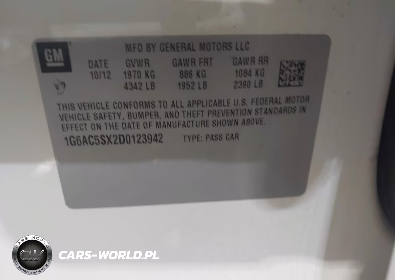 2013 Cadillac Ats Performance VIN:1G6AC5SX2D0123942 - 9
