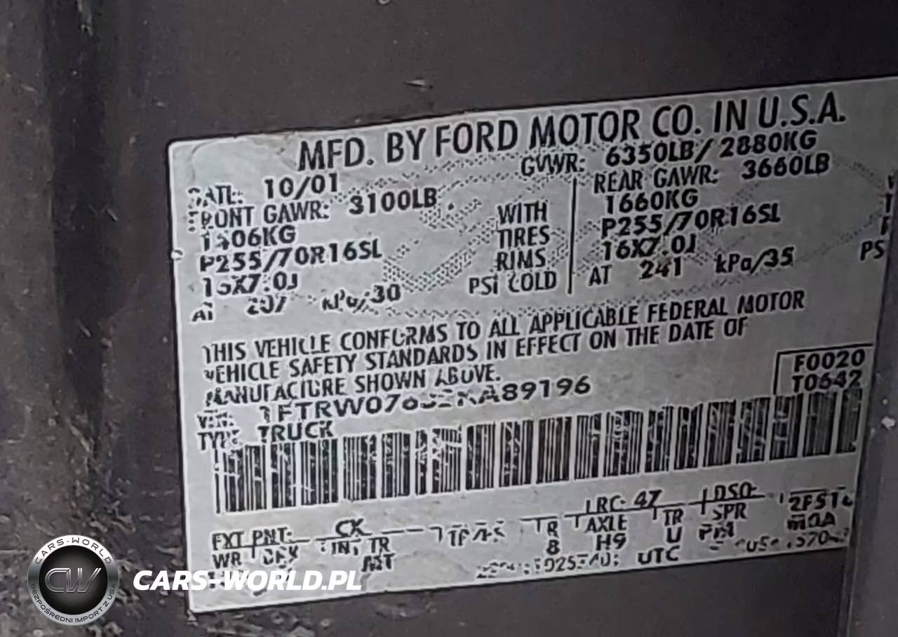 2002 Ford F-150 Lariat-Xlt VIN:1FTRW07632KA89196 - 9