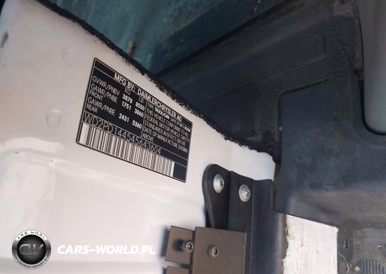 2004 Dodge Sprinter Van 2500 VIN:WD2PD144545643604 - 8
