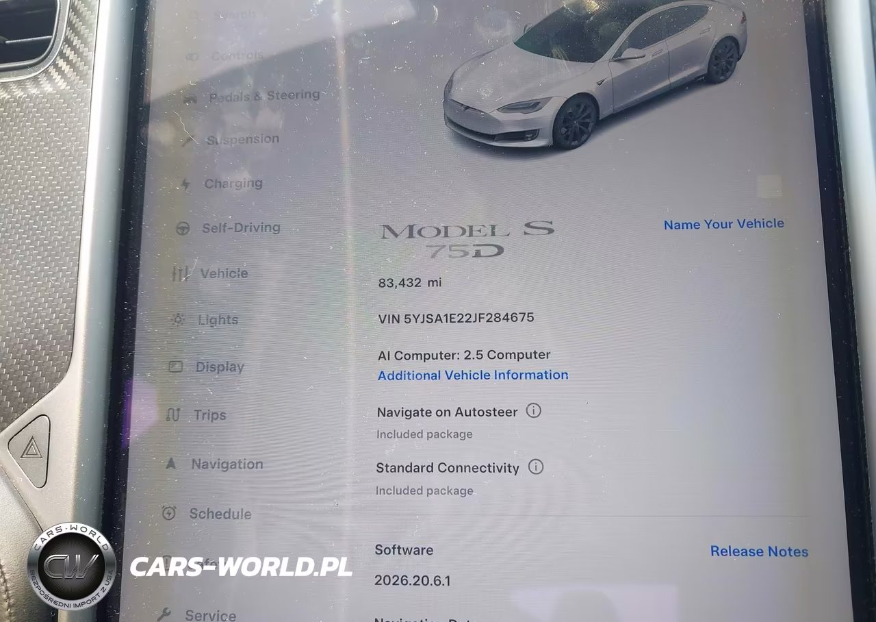 2018 Tesla Model S 100D-75D-P100D VIN:5YJSA1E22JF284675 - 7