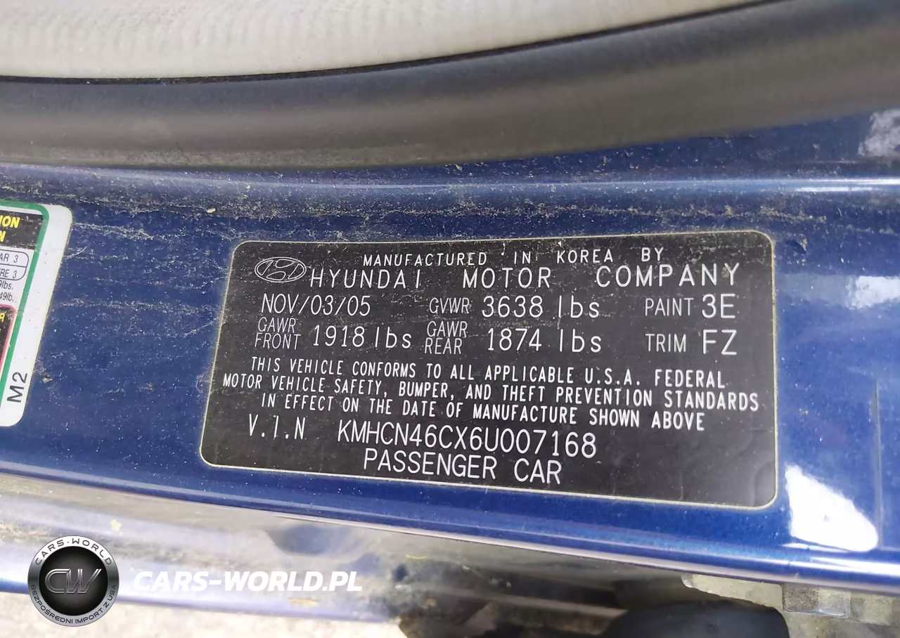 2006 Hyundai Accent Gls VIN:KMHCN46CX6U007168 - 9