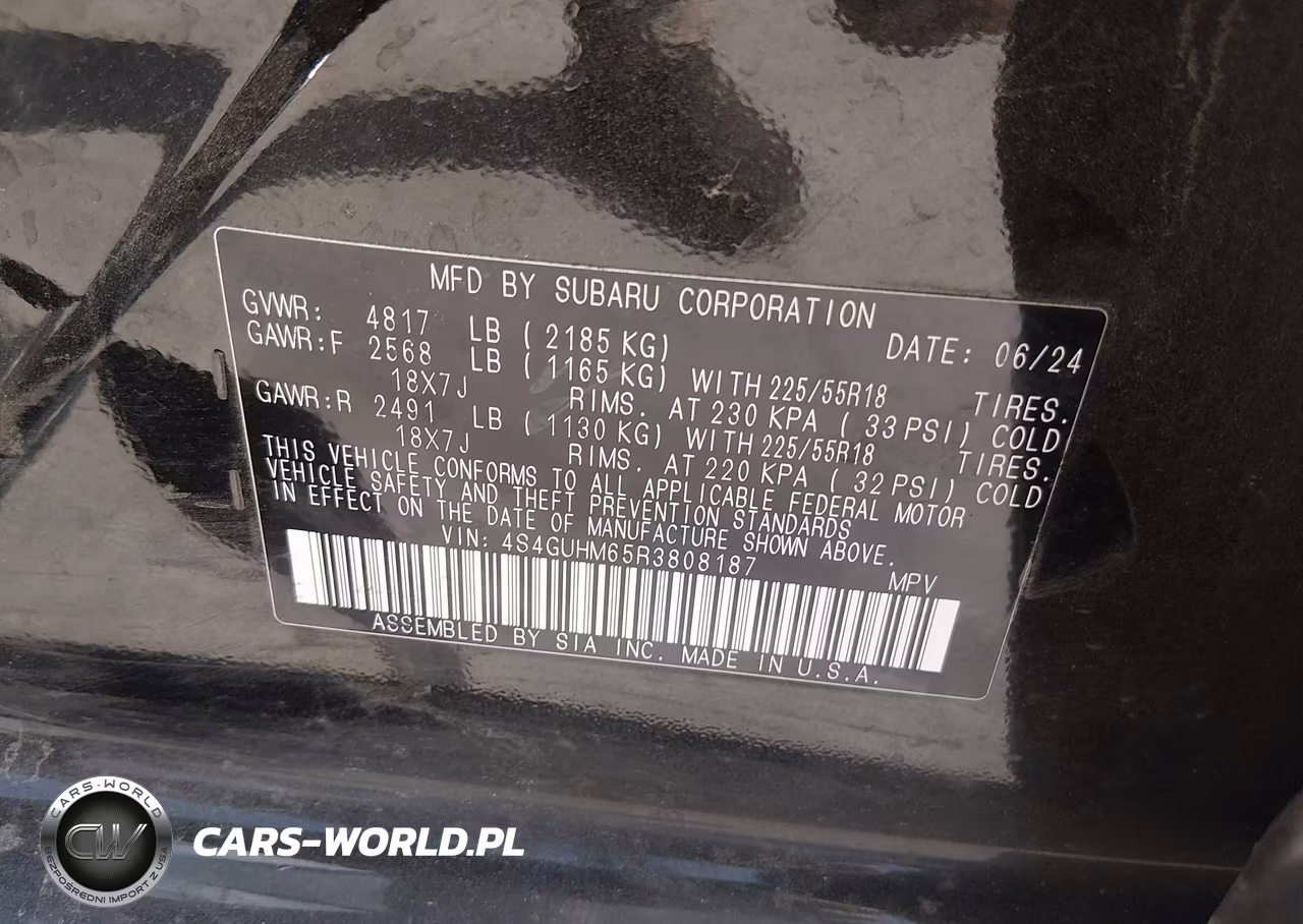 2024 Subaru Crosstrek Limited VIN:4S4GUHM65R3808187 - 9