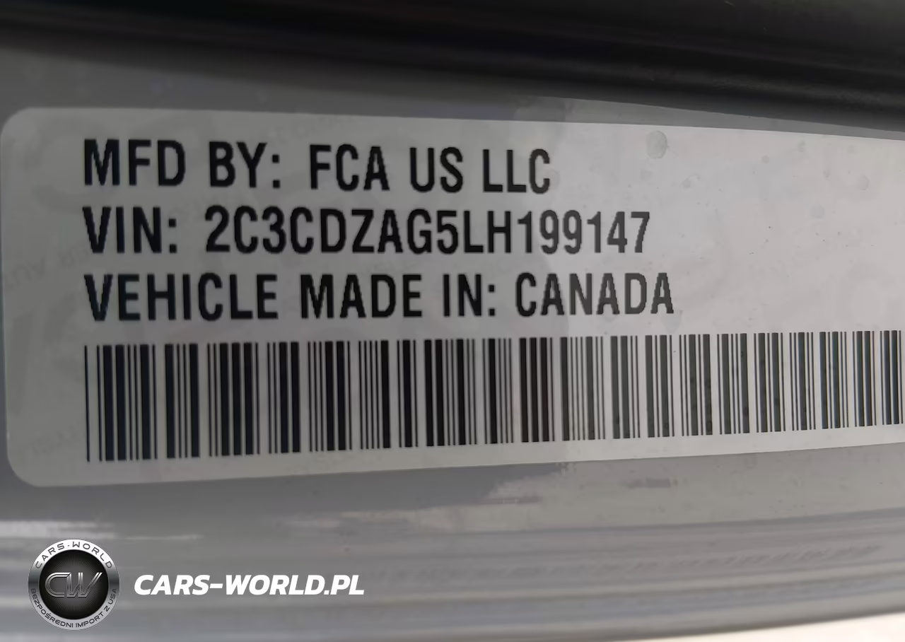 2020 Dodge Challenger Sxt VIN:2C3CDZAG5LH199147 - 9