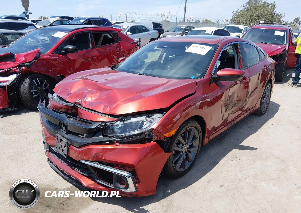 2019 Honda Civic Ex-L VIN:JHMFC1F7XKX014346 - 2