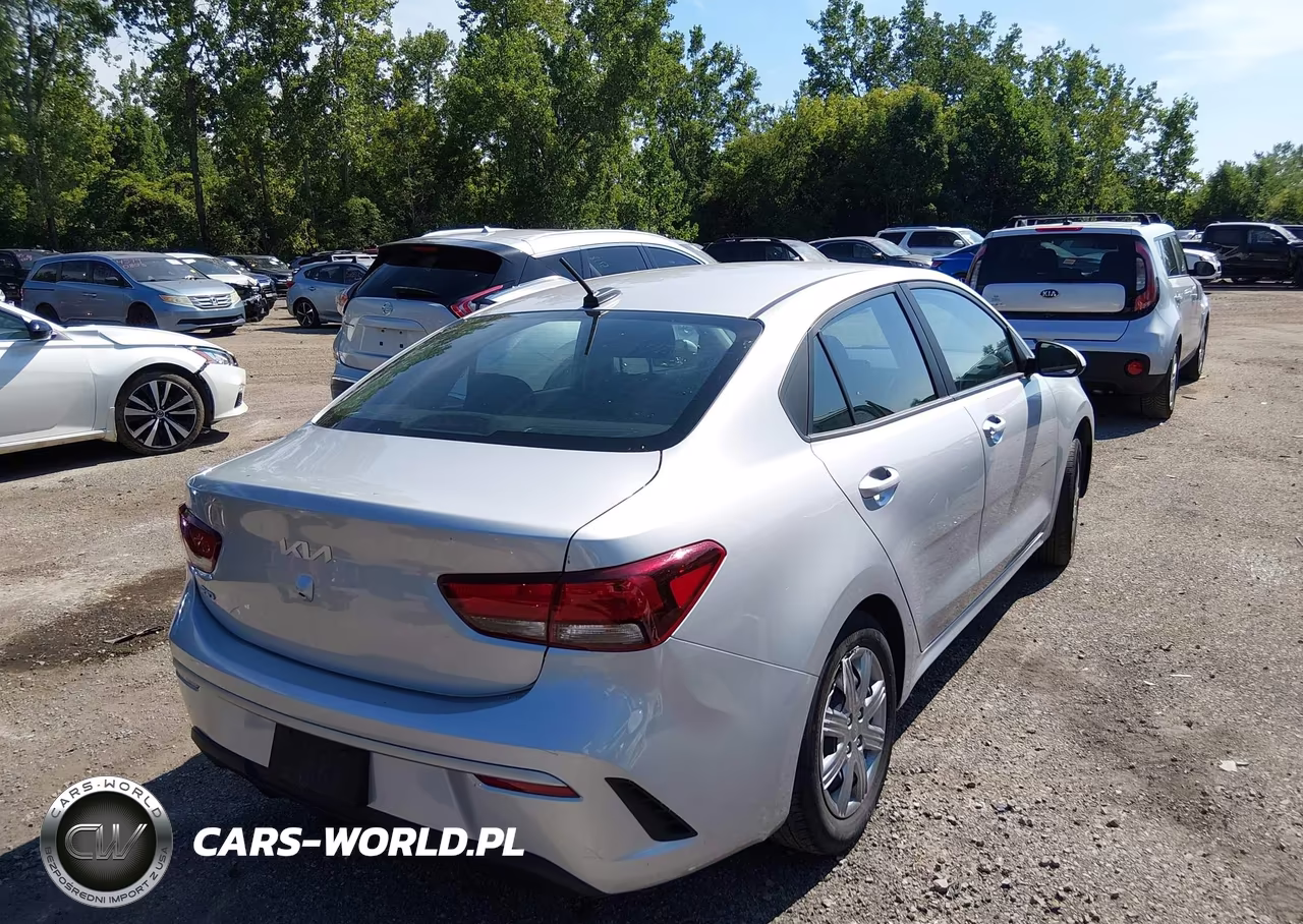 2022 Kia Rio Lx VIN:3KPA24AD2NE510470 - 4