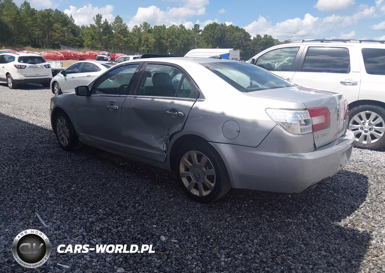 2007 Lincoln Mkz VIN:3LNHM26T37R622134 - 3