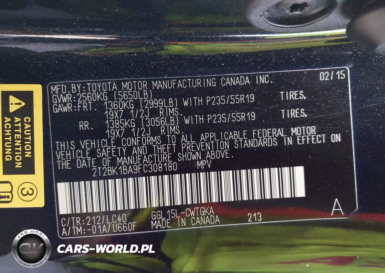 2015 Lexus Rx 350 VIN:2T2BK1BA9FC308180 - 9