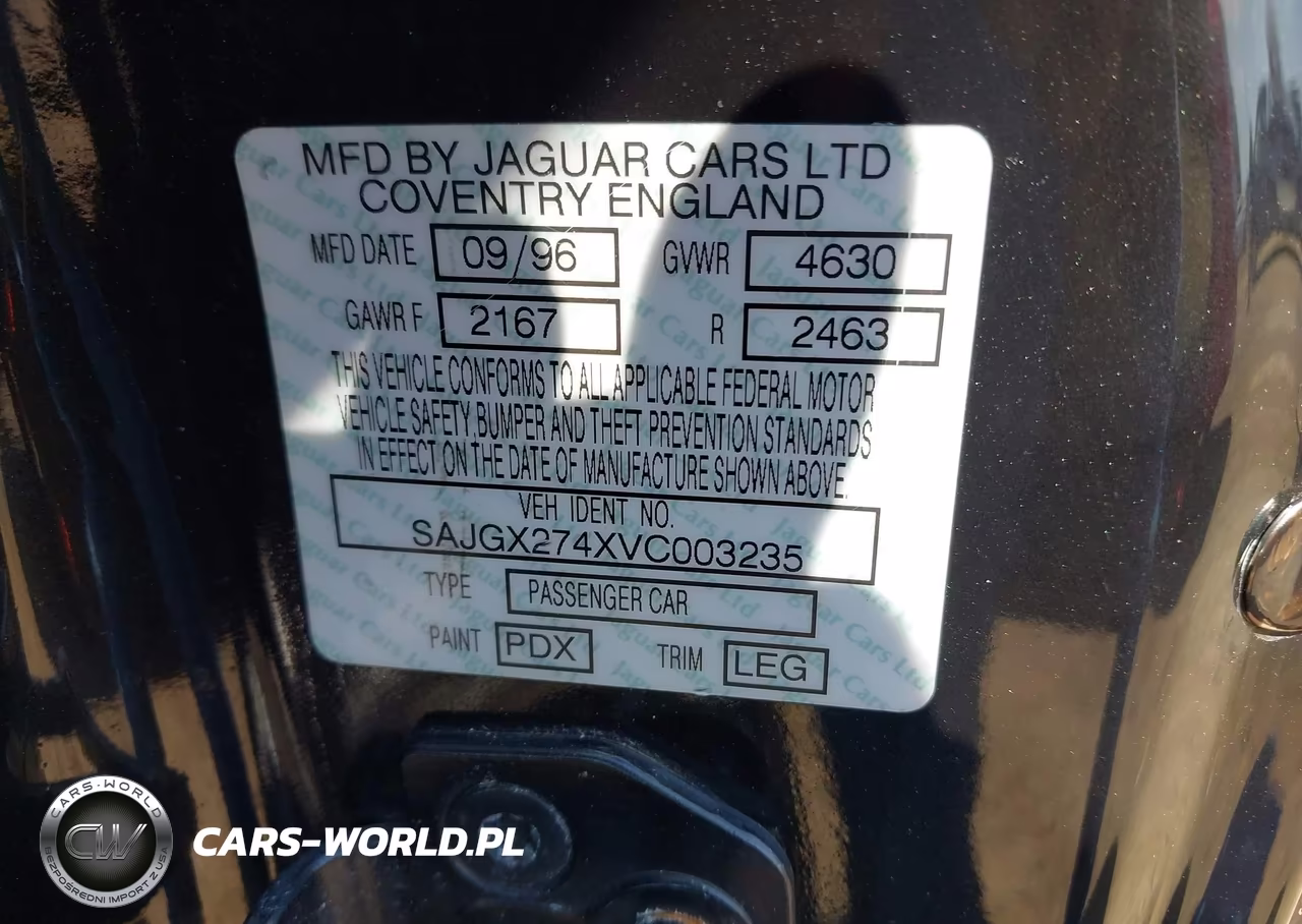 1997 Jaguar Xk8 VIN:SAJGX274XVC003235 - 9