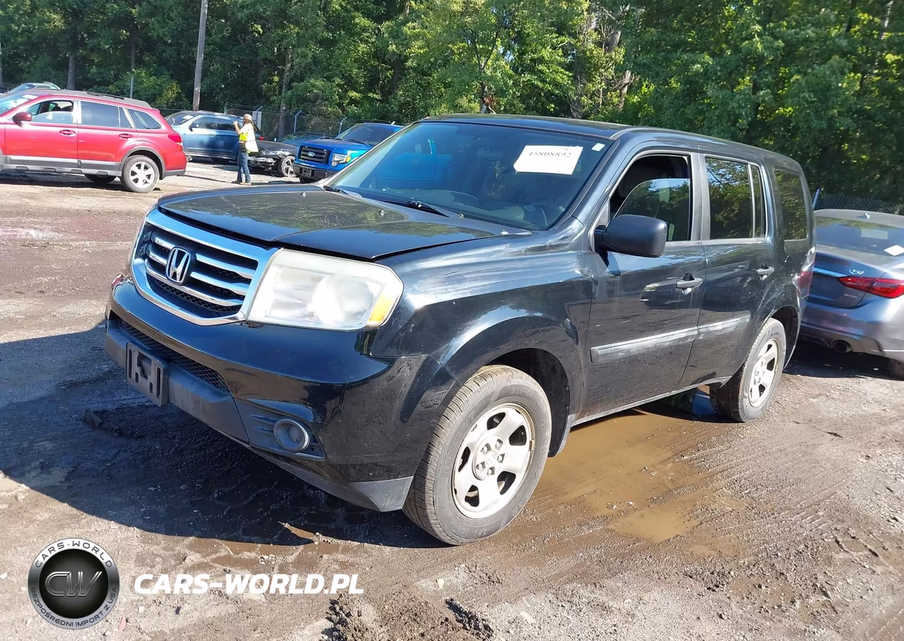 2013 Honda Pilot Lx VIN:5FNYF3H2XDB008316 - 2