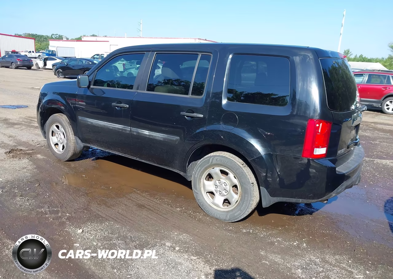2013 Honda Pilot Lx VIN:5FNYF3H2XDB008316 - 3