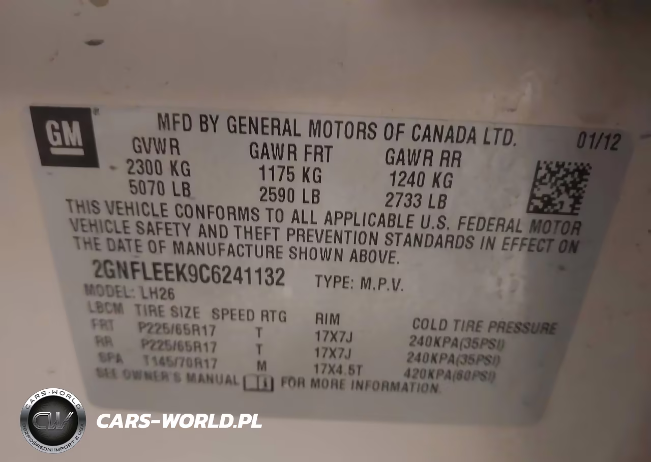 2012 Chevrolet Equinox Lt W-1Lt VIN:2GNFLEEK9C6241132 - 9