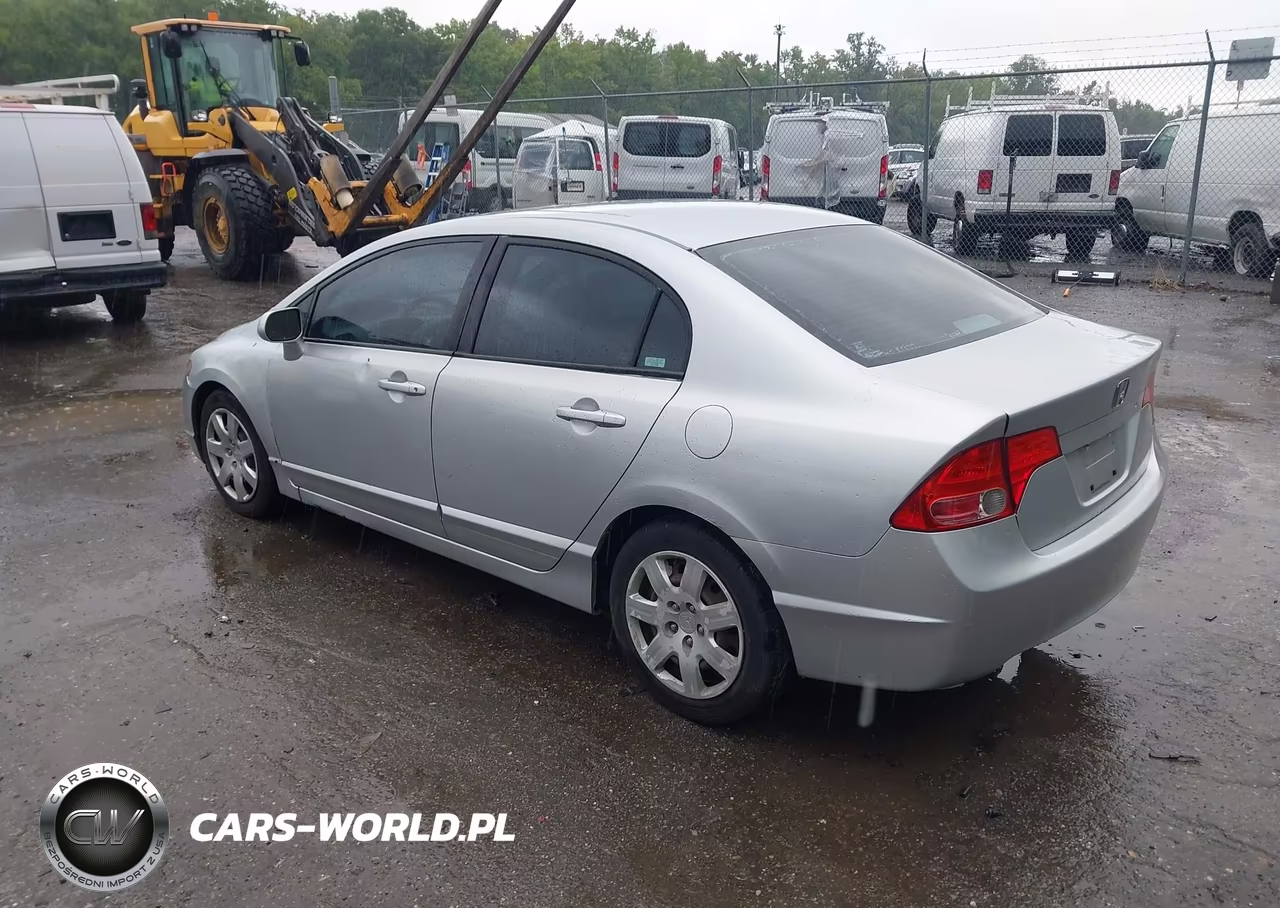 2007 Honda Civic Lx VIN:2HGFA165X7H307571 - 3