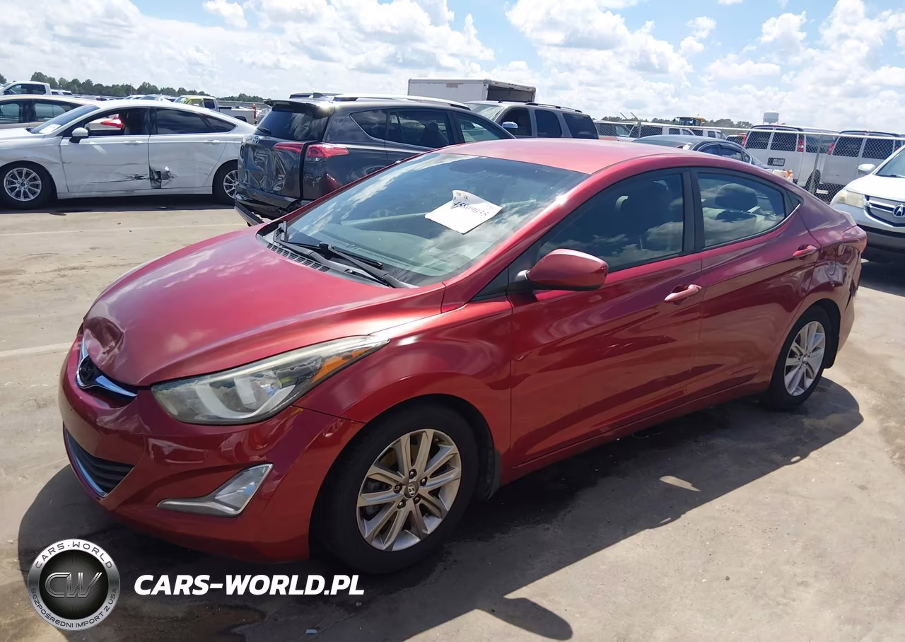 2016 Hyundai Elantra Se VIN:5NPDH4AE7GH753842 - 2