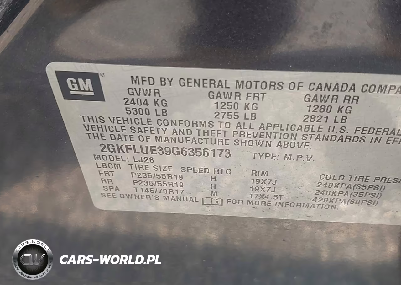 2016 GMC Terrain Slt VIN:2GKFLUE39G6356173 - 9