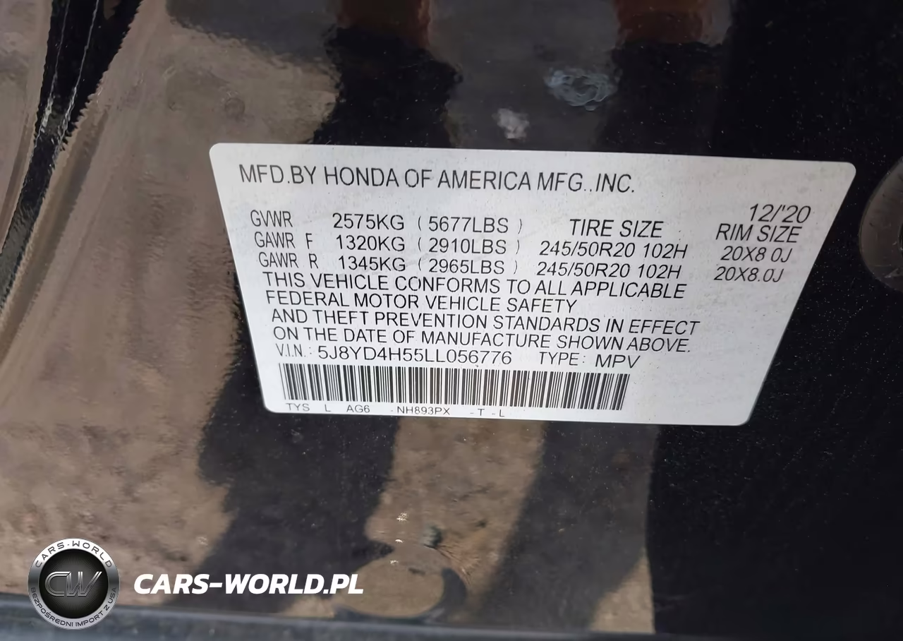 2020 Acura Mdx Technology Package VIN:5J8YD4H55LL056776 - 9