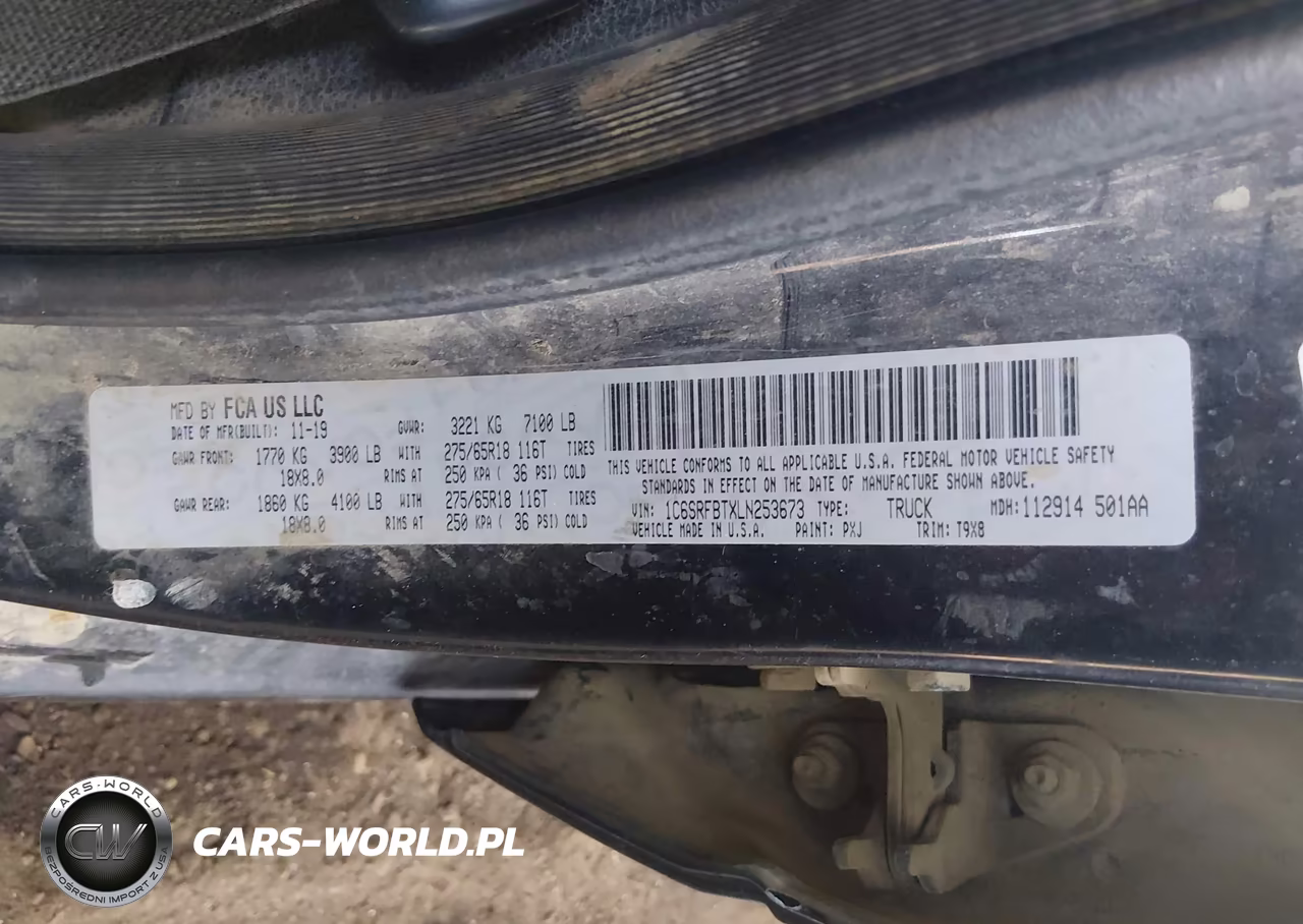 2020 Ram 1500 Big Horn 4X4 6'4 Box VIN:1C6SRFBTXLN253673 - 9