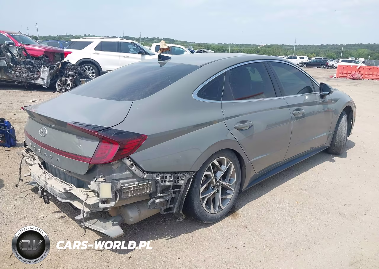 2021 Hyundai Sonata Sel VIN:KMHL64JA2MA166963 - 4