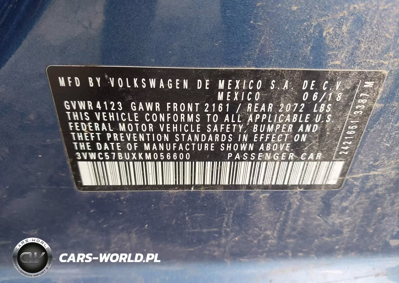 2019 Volkswagen Jetta 1.4T R-Line-1.4T S-1.4T Se VIN:3VWC57BUXKM056600 - 9