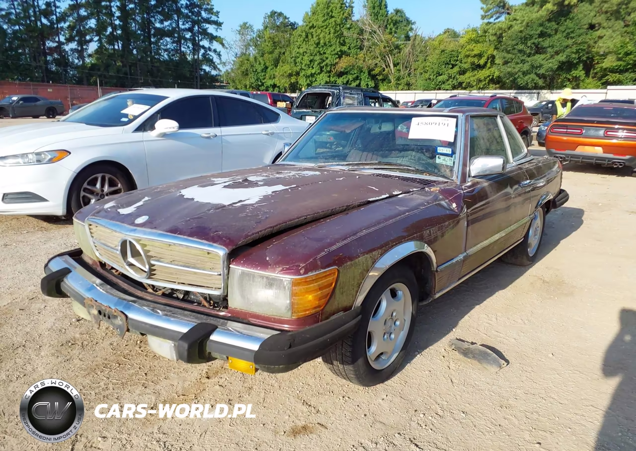 1983 Mercedes-Benz 380 Sl VIN:WDBBA45C6FA017161 - 2