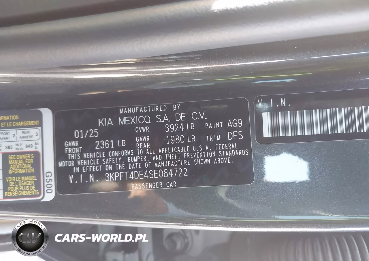 2025 Kia K4 Lxs VIN:3KPFT4DE4SE084722 - 9