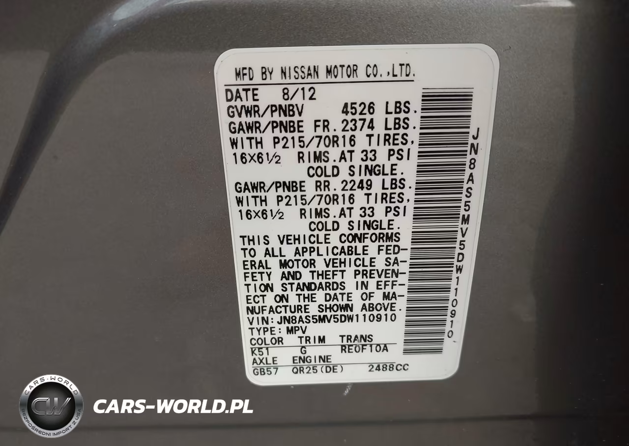 2013 Nissan Rogue S VIN:JN8AS5MV5DW110910 - 9