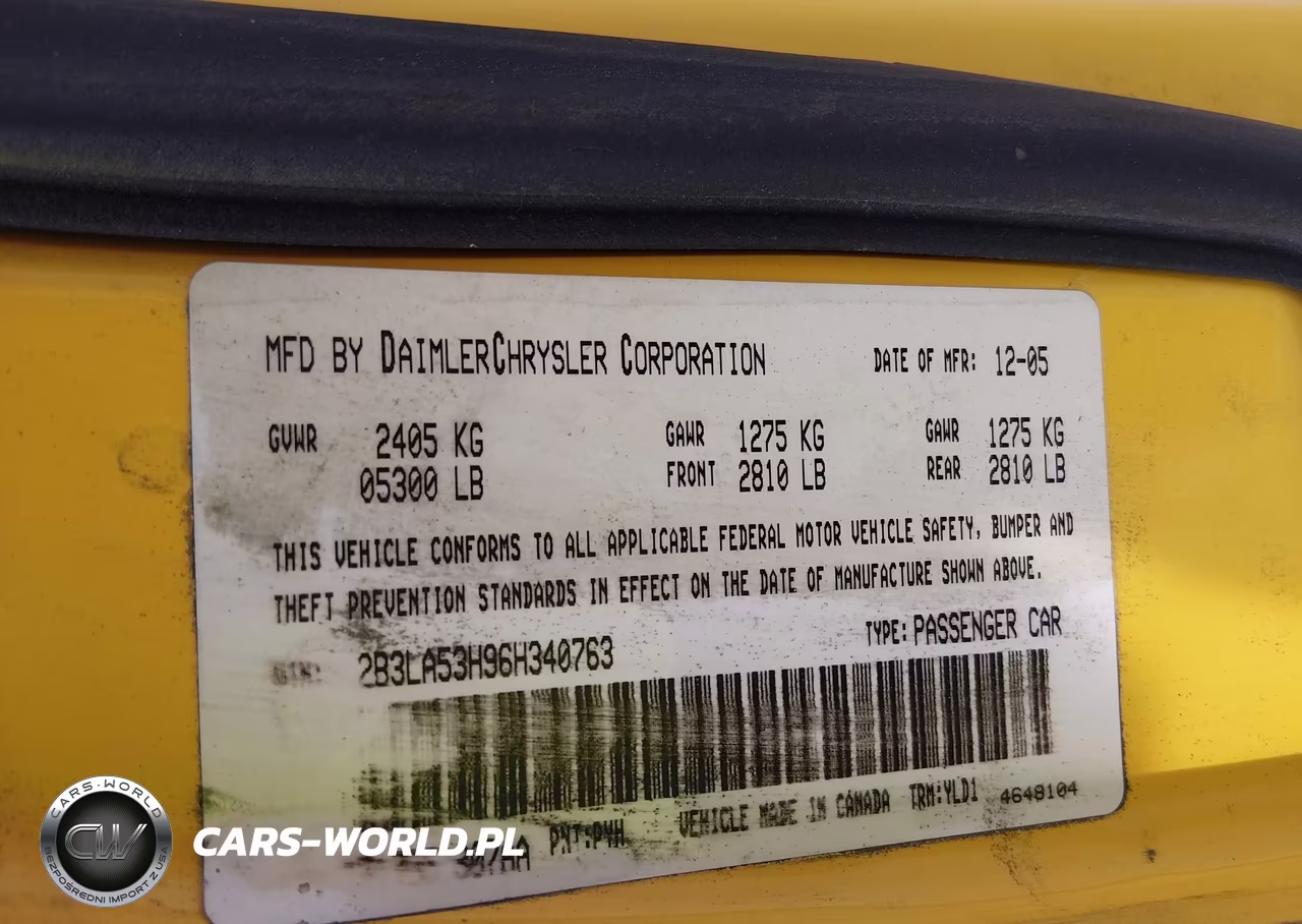 2006 Dodge Charger Rt VIN:2B3LA53H96H340763 - 9